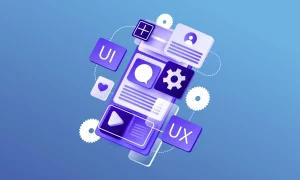 UI/UX improvements for existing apps with icons and "UI" and "UX" text in separate boxes.